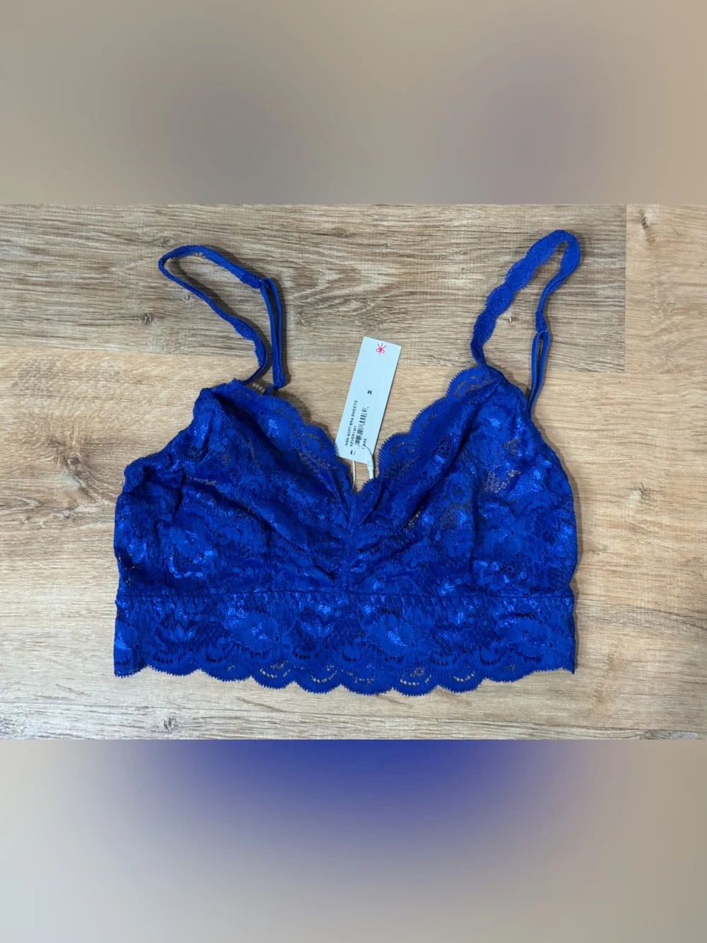 Cosabella Electric Blue Lace Bralette and Hipster Set
